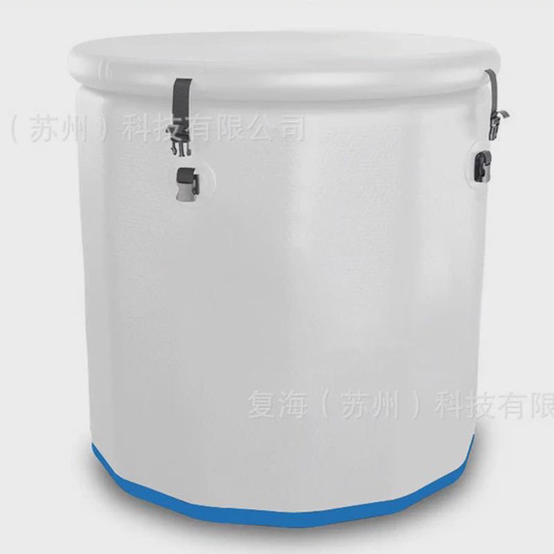 定制户外充气泡泡池按摩浴缸恒温加热按摩spa水池家庭温泉浴池