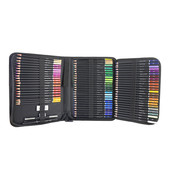 套直销彩色76件铅笔套装 彩色油性72色彩铅工厂彩色绘画铅笔批发