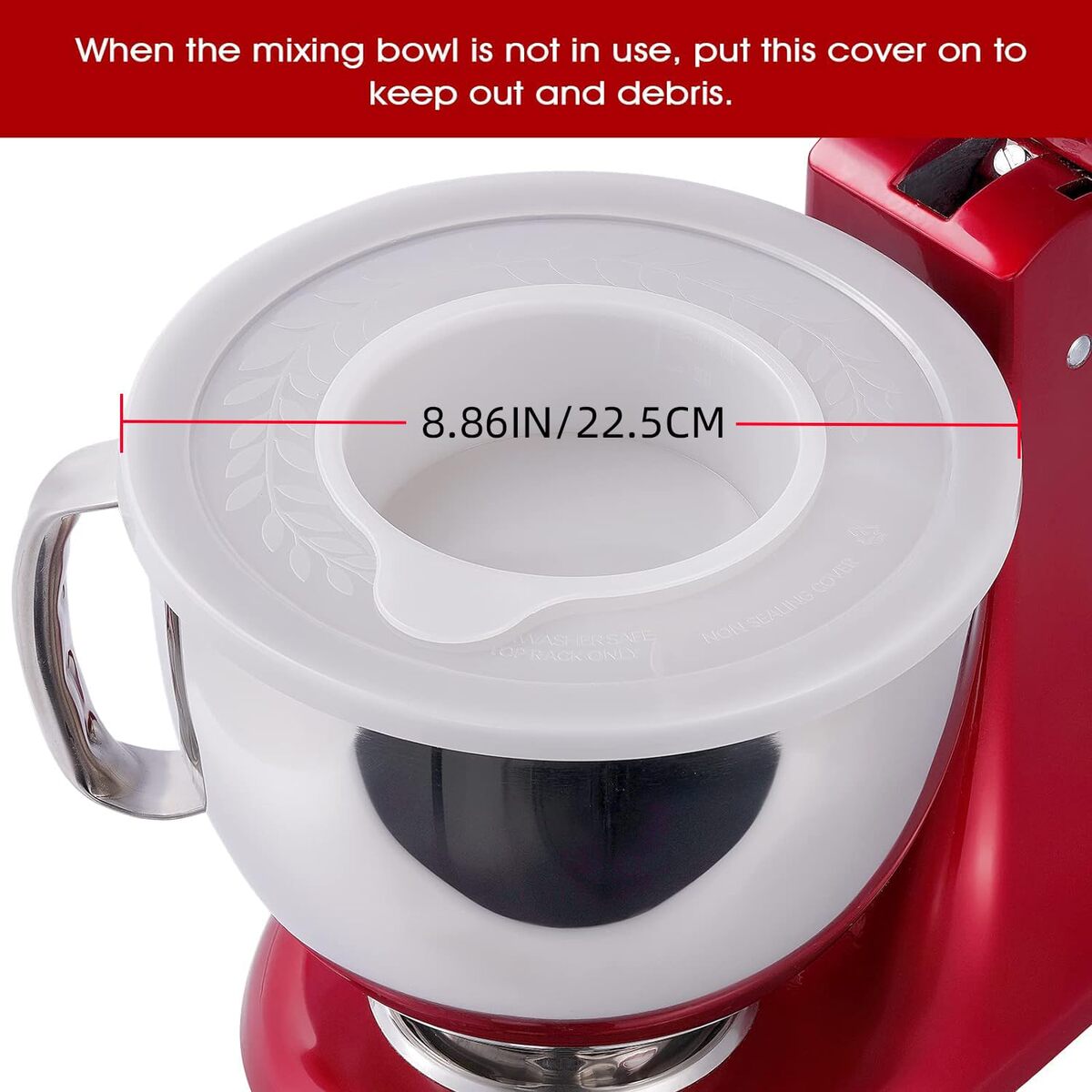 Kitchenaid发酵盖子KSM150/KSM95/K45SS防尘盖4.5\5QT搅拌碗盖