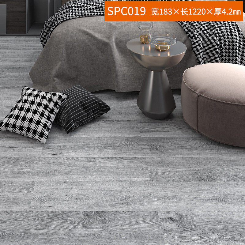 spc锁扣地板pvc石塑胶地板卡扣式加厚防水耐磨石晶木地板防水家用