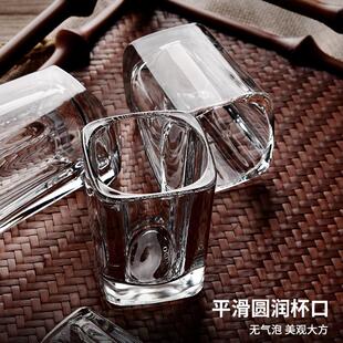 1两半家用酒盅子弹杯小一口玻璃酒杯分酒器洋酒杯酒具 白酒杯套装