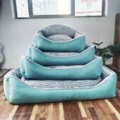 沙发四季 狗窝可拆卸绿色大型犬冬季 保暖宠物垫冬季 通用狗垫宠物窝