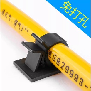 免打孔水管燃气管固定神器卡子卡扣墙天然气软管煤气管扣墙面管夹