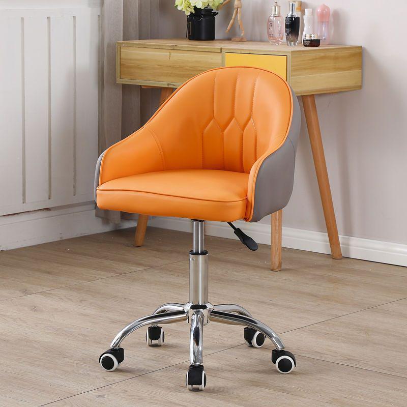 办公室旋转久坐电脑椅靠背升降椅美容美甲化妆椅子家用卧室花瓣椅