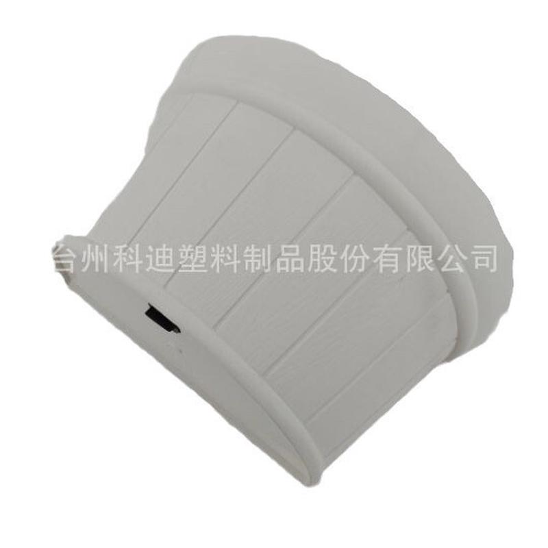 外贸工厂种植kd8022w白色木桶半圆壁挂墙壁花盆绿萝挂篮容器直销