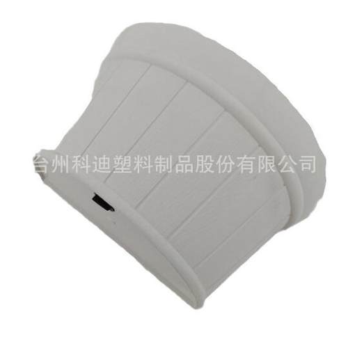 外贸工厂直销kd8022w白色木桶半圆绿萝墙壁花盆壁挂挂篮容器种植