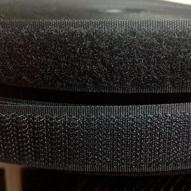 a级双面尼龙魔术贴无胶车缝尼龙全魔术贴/粘扣带黑白现货