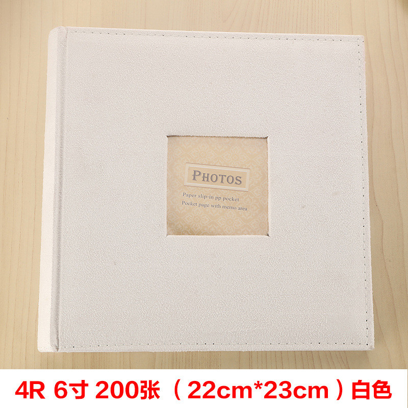 06ym可留言宝宝相册4r6寸4d绒布6寸7寸300张大容量大面纸芯插页式
