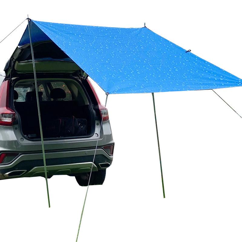 边车载遮阳棚侧边凉棚户外野营帐篷侧帐车尾帐篷suv车汽车天幕