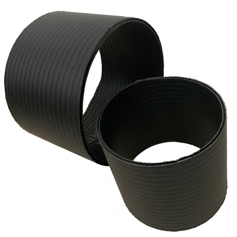 hdpe双平壁排水管塑复合缠绕钢300sn8地埋中空结构壁塑钢排污管