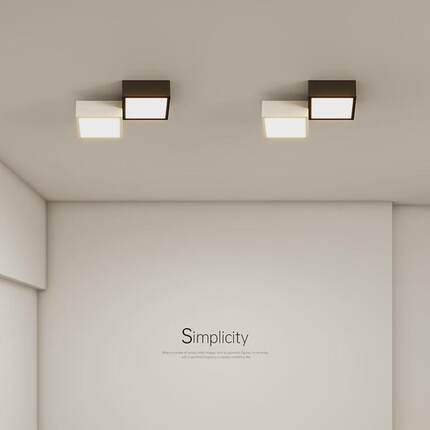 几何过道灯简约现代led吸顶灯创意客厅走廊灯卧室灯玄关阳台灯具