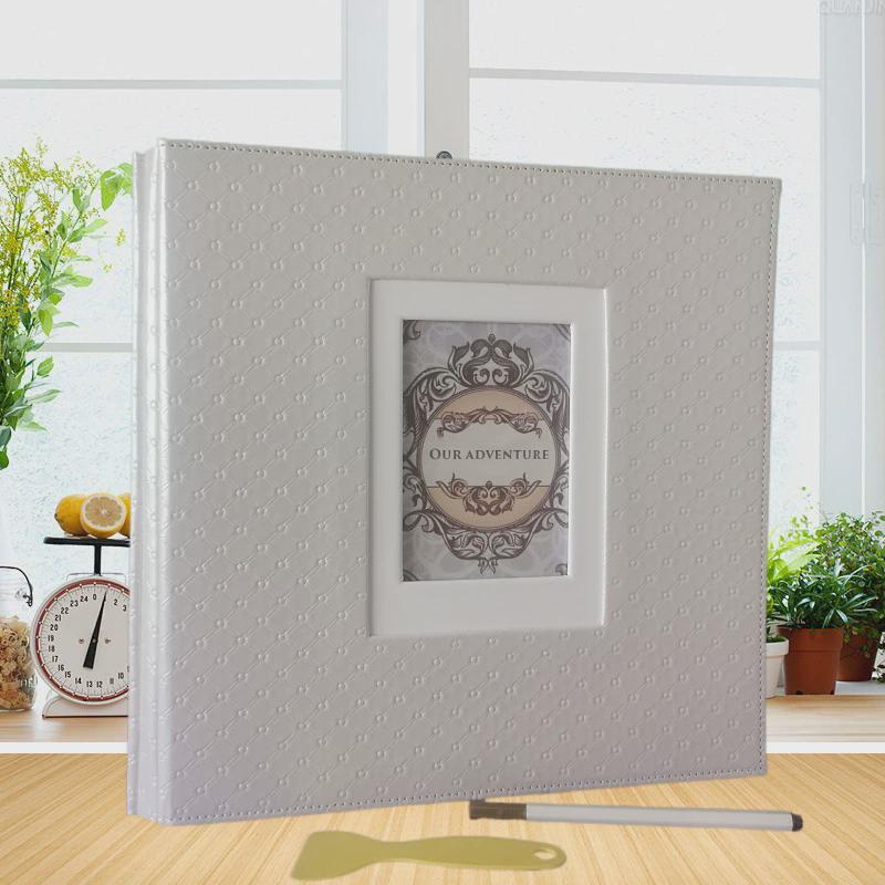 PU皮封面婚礼相册13寸覆膜diy相册手工纪念册本情侣家庭