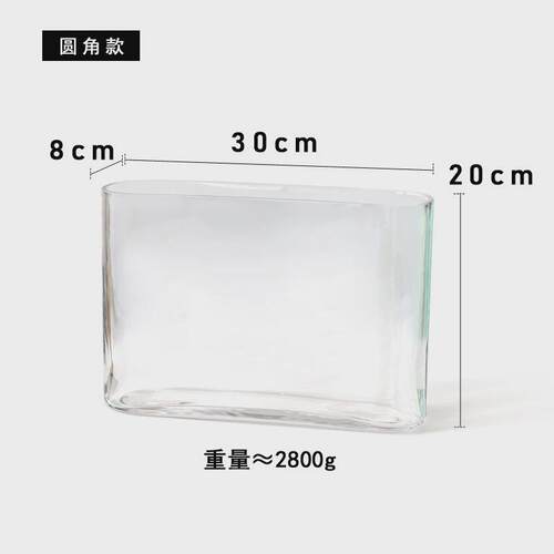 厚壁水晶玻璃长方形鱼缸生态金鱼缸时尚创意观赏一体扁鱼缸小虾缸