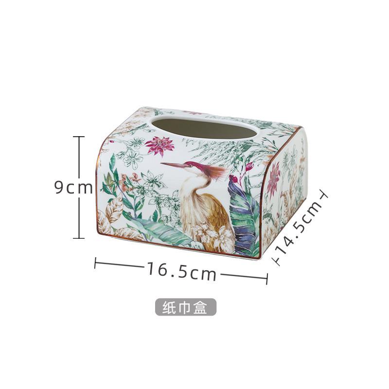 风纸巾盒客厅餐厅高档轻奢喜上眉梢纸抽盒茶几抽纸盒高级感牙签筒