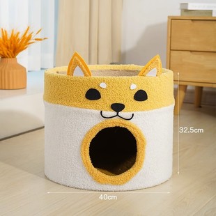 猫爬架剑麻桶猫窝猫树一体小型不占地双层猫抓板四季通用猫咪用品