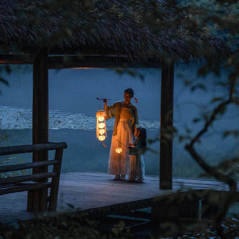 王的手创中秋节柿子灯笼手工diy材料包2024新款竹编挂饰手提国潮