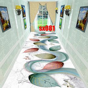 简约PVC皮革一抹净地垫TPR条纹底厨房地毯走廊地毯可自由裁剪门垫