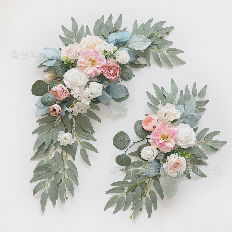 热销婚礼仿真花迎宾花指示牌花桌花装饰摄影婚庆用品