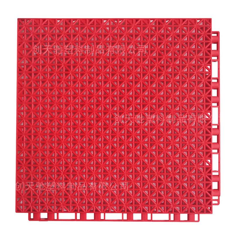 轮滑场篮球场塑胶防滑运动地板幼儿园户外地板跑道悬浮拼装球场