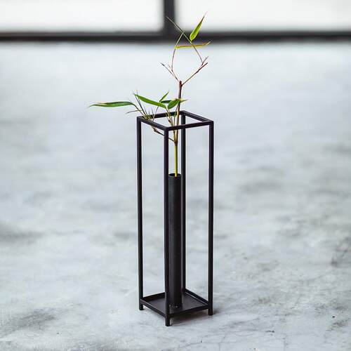日式简约铁艺花插玻璃试管透明花器花瓶水培容器客厅家居创意摆件