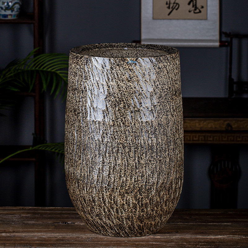 甲大缸景德镇石纹雕刻水缸金鱼缸荷花碗莲睡莲盆乌龟缸庭院鱼缸