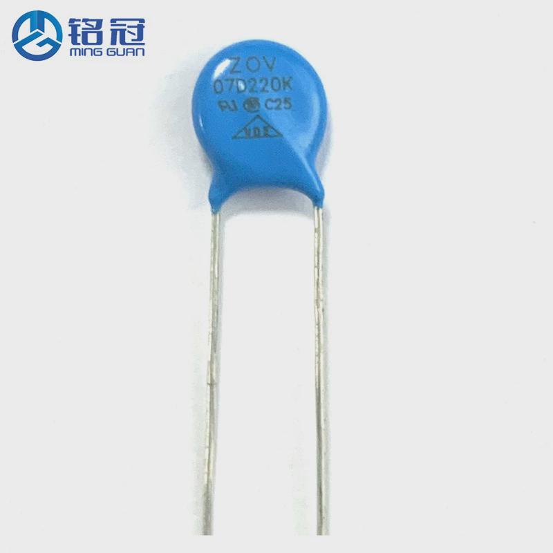 吸收器高品质压敏电阻zov高端防雷击7d220k22v突波厂家直销