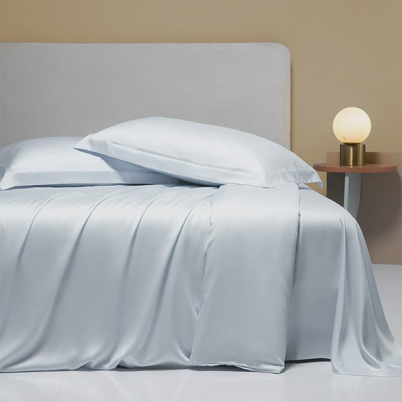 夏季轻奢裸睡长绒棉被套单件宿舍单人丝滑冰丝被罩被单高支全棉纯