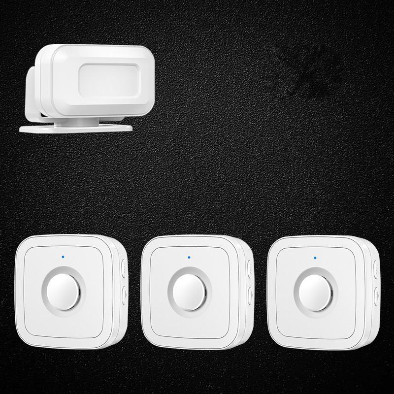 热销欢迎光临感应器进门口迎宾提醒店铺叮咚语音提示器分体式感应