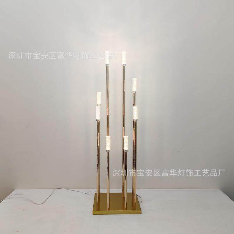 新款婚庆路引路引灯酒店迎宾氛围芦苇灯节日场地摆件装饰道具火柴