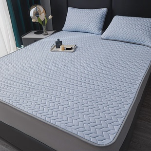 a6l凉感乳胶凉席夏季 可水洗软席子高 冰丝席三件套床笠席养生款