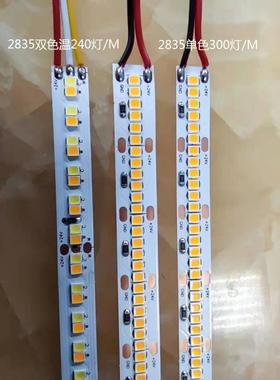 恒功率2835双色温灯带240灯/M24V5700K全光谱+10000K色温