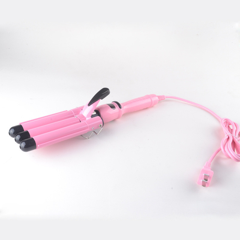 热销源头工厂卷发棒蛋卷棒蛋卷头三棒卷发器三管电卷棒大波浪烫发