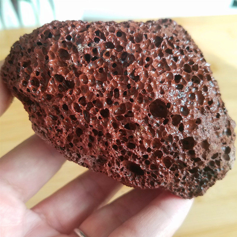 红色火山石颗粒鱼缸垫底火山岩水族装饰造景兰花多肉种植用铺面石
