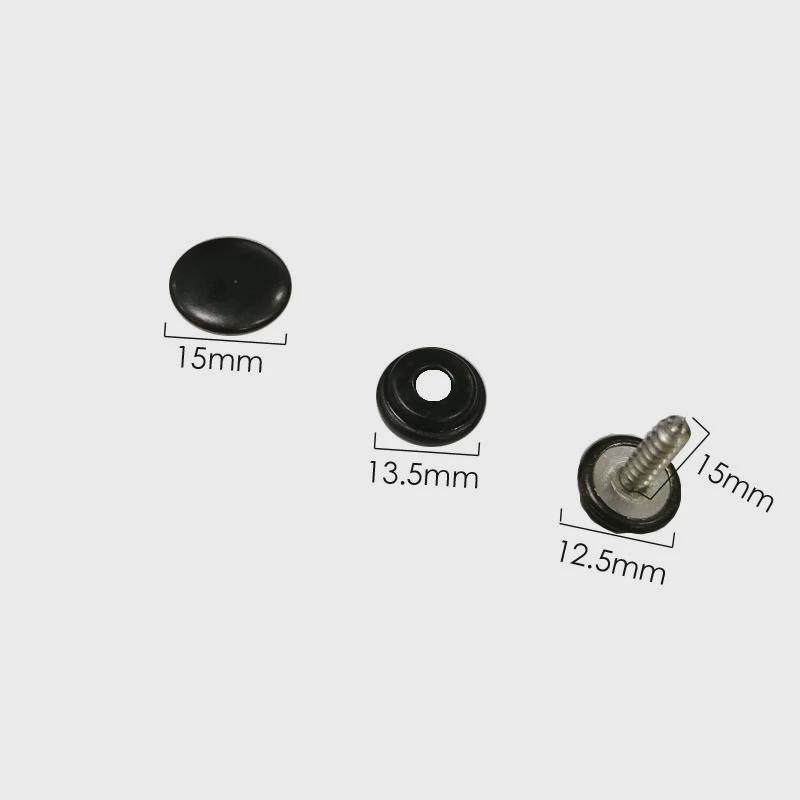 盒装螺丝大白黑15mm扣古铜色50套+3件工具游艇汽车固定扣,居家布艺,纽扣,淘宝优惠券,粉丝福利购,淘宝优惠卷