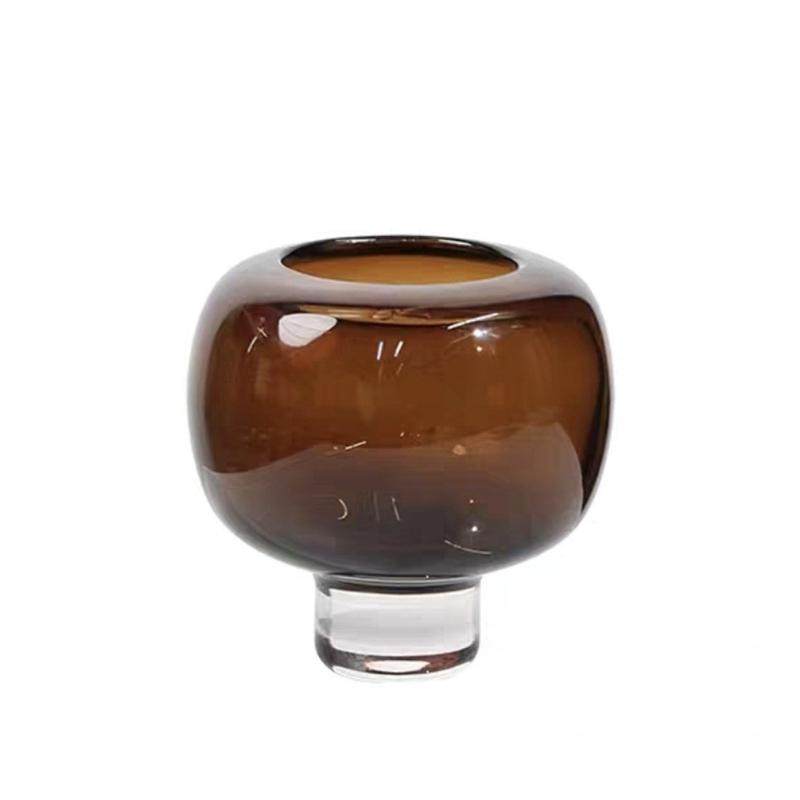 桌面高家居出口玻璃水培大肚子干花瓶高级感客厅餐厅邸花瓶摆件,家居饰品,装饰摆件,淘宝优惠券,粉丝福利购,淘宝优惠卷