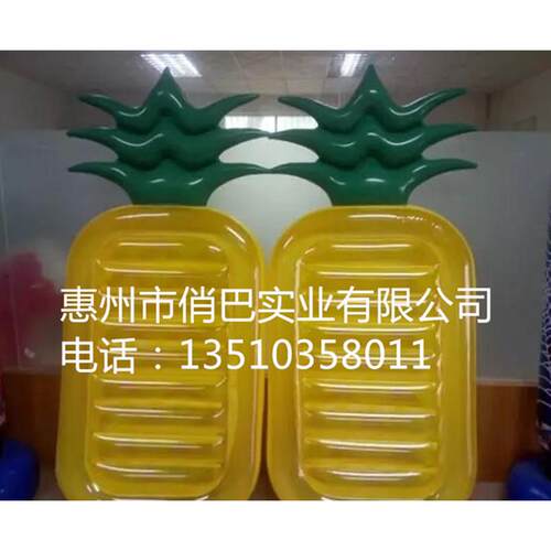 充气西瓜浮排游泳圈充气西瓜浮床浮圈充气成人戏水坐骑游泳圈