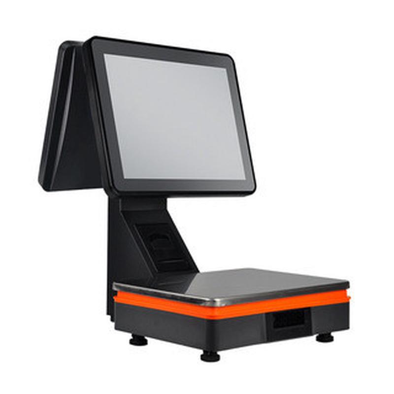 触屏称重加工超市餐饮收银系统pc秤电子收银秤收银一体机定制