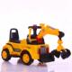 儿童电动挖掘机可坐可骑工程车男女孩挖土机抓机3 6岁大号滑行车