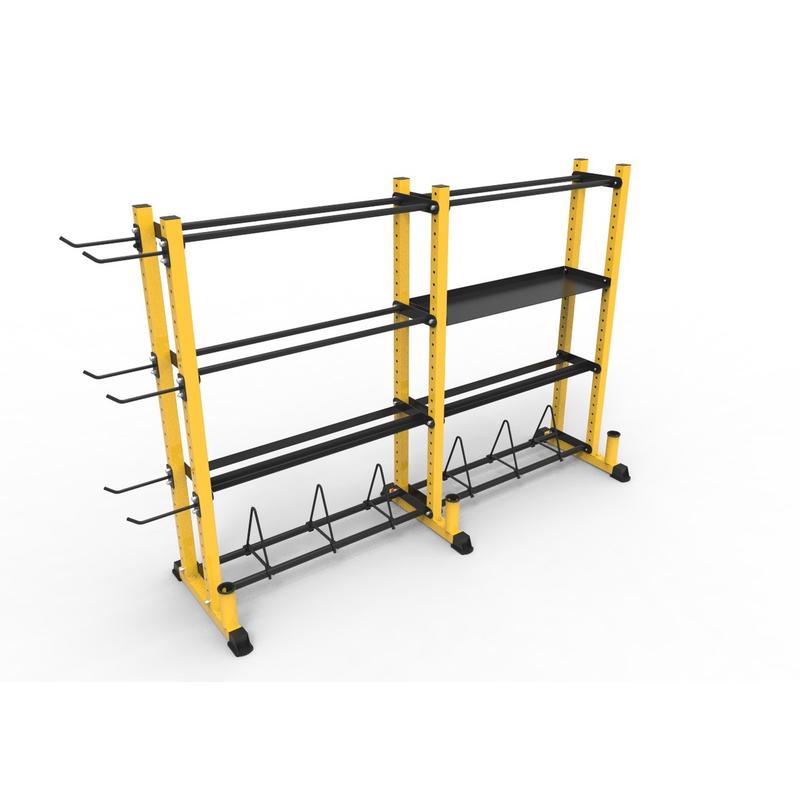 健身房小工瑜伽用品储物架私教置物架具收纳架子器材体育运动器械