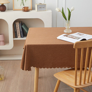 色简约会议室台布盖巾长方形桌裙酒店办公活动大尺寸桌布防水布