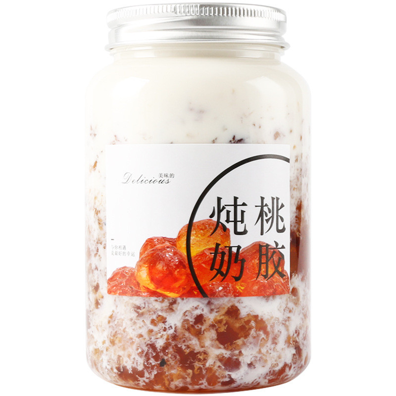 热销400-550-700mL桃胶炖奶瓶子桃胶雪燕皂角米包装瓶透明PET塑料