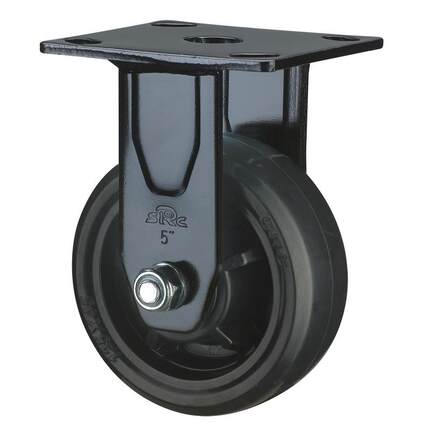 中山风火脚轮src有限公司向荣制造脚轮4568寸黑色聚氨酯脚轮