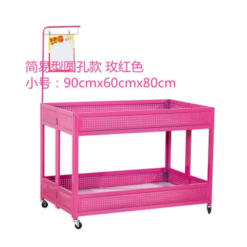 摆摊货架小推车折叠围栏式铁的衣服处理稳固车摆放换季承重商业街