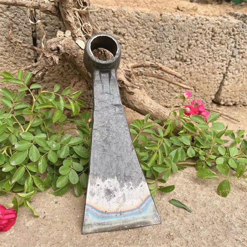 手工锻打汽车刨加厚锄头镐头镢头农具连杆树根树坑挖笋园艺五金工