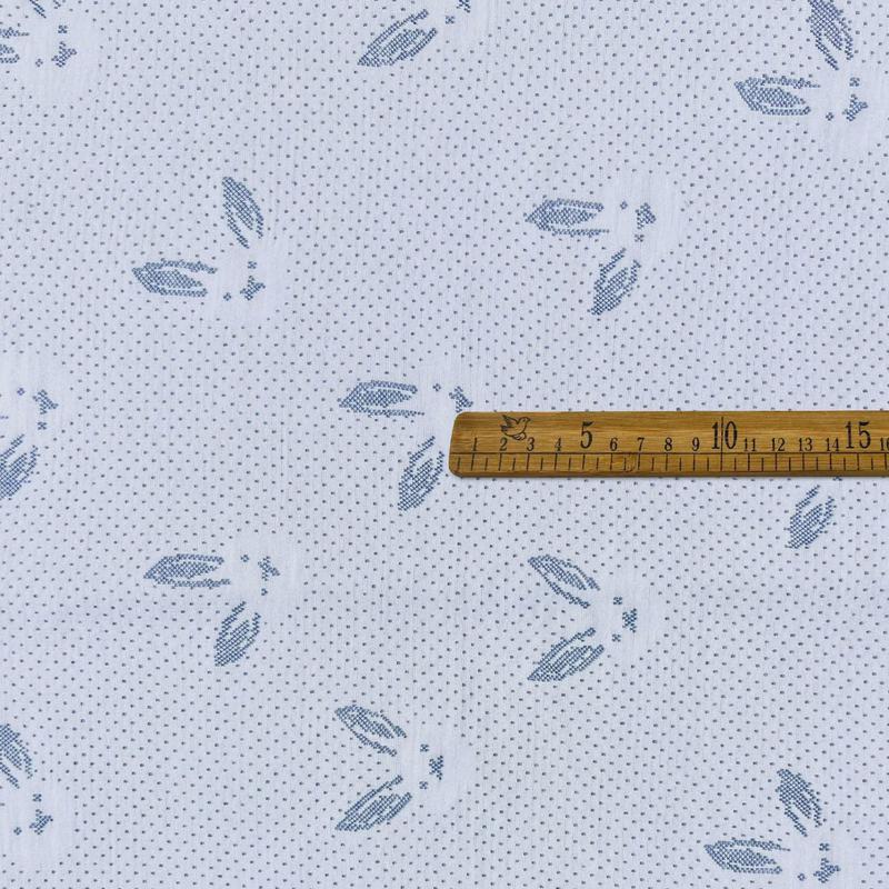 40s彩棉空气层针织提花空气层面料婴幼儿床垫空调被面料