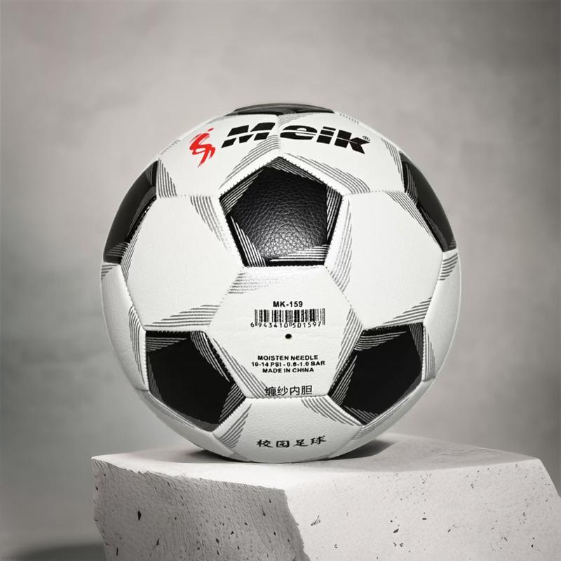 4号机缝耐磨耐踢不易变形中小学生足球学校黑白训练比赛足球