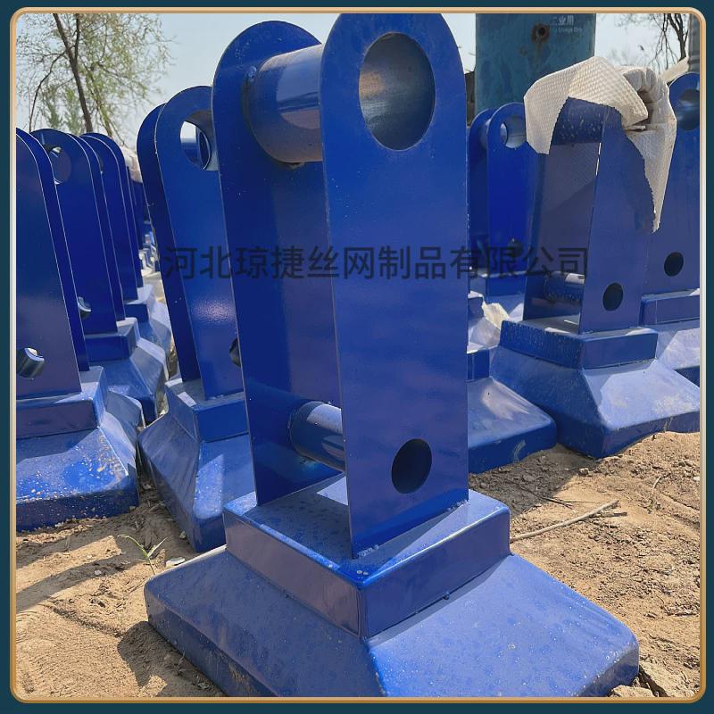 不锈钢复合管机非隔离护栏蓝色加工定制规格道路厂机非护栏隔离栏