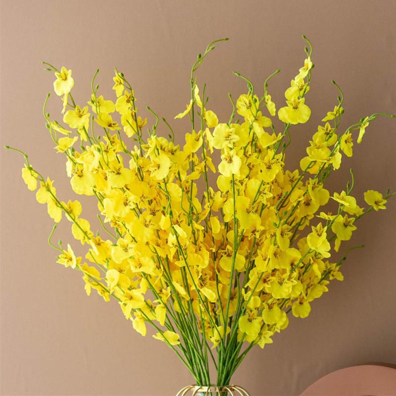 仿真花套装束高品质假花客厅摆件摆设装饰花艺轻奢干花插花