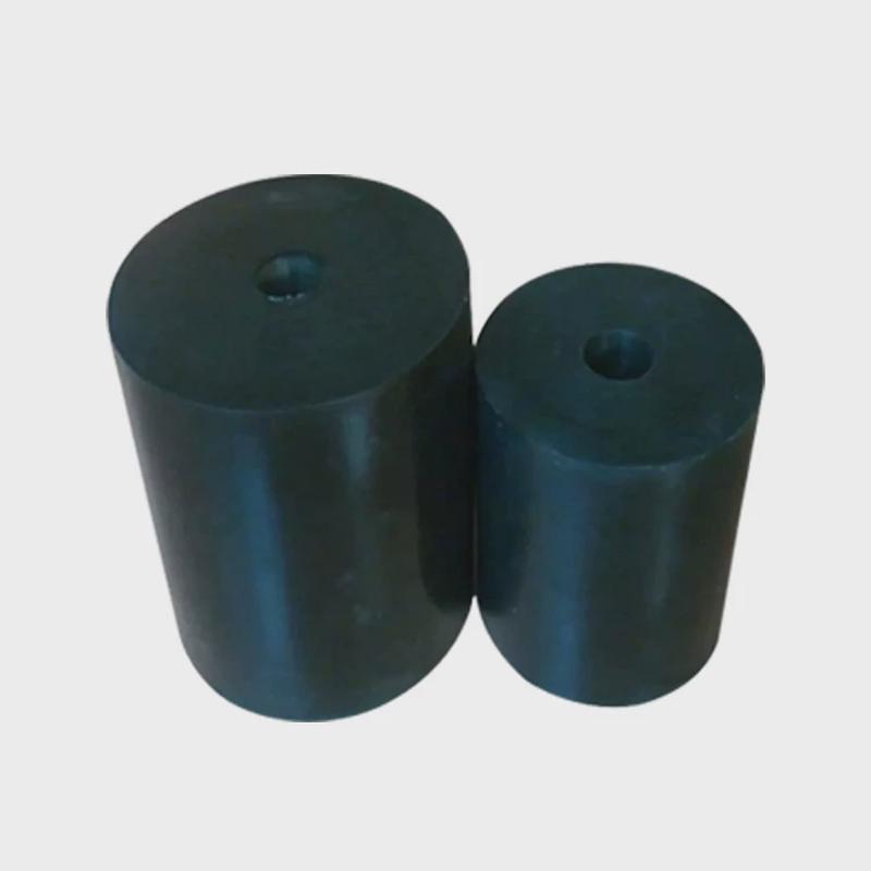 弹簧振动筛橡胶圆柱形配件减震缓冲矿用降噪震动平台橡胶弹簧