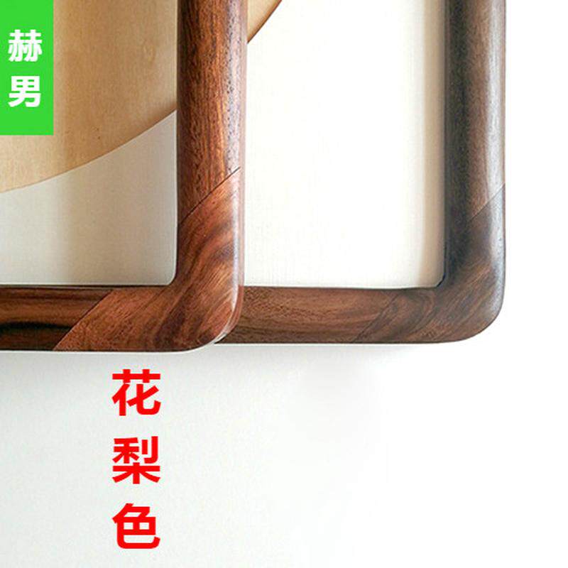 58n圆角实木画框定 制挂墙轻奢新古典国画书法装裱粗宽边字画装饰